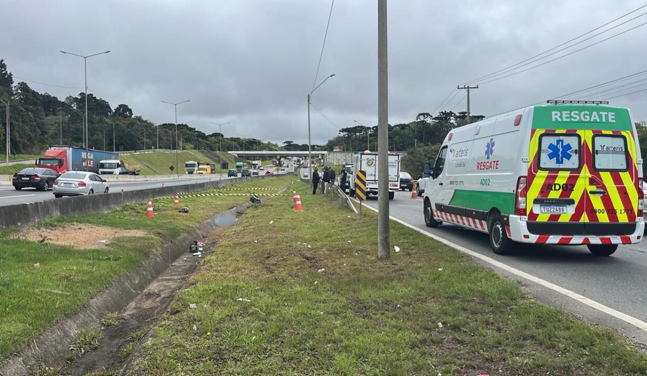 Jovem recém-habilitado morre em acidente com moto nova na BR-376