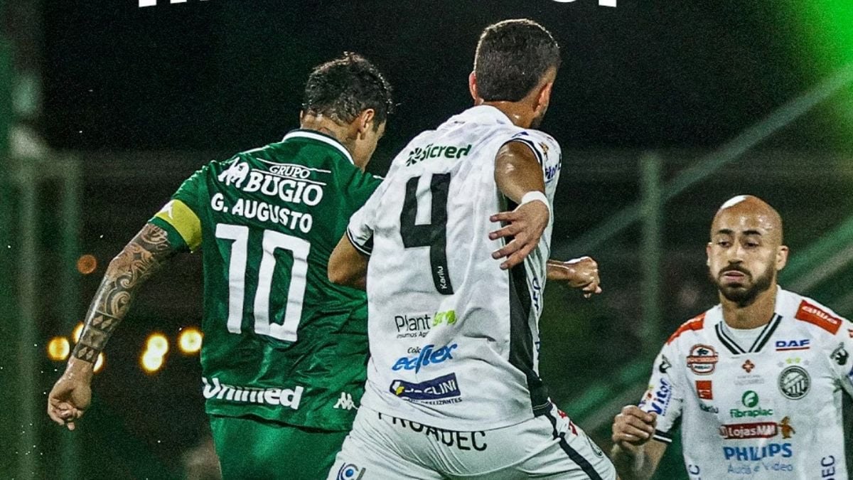 Operário perde para a Chapecoense de 2 a 0 pela 34ª rodada da Série B