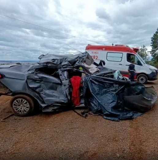Acidente grave na PR-151 entre Ponta Grossa e Palmeira deixa um morto