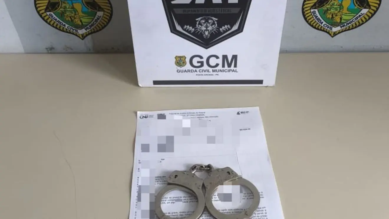 Suspeito com tornozeleira eletrônica desligada é preso pela GCM em Ponta Grossa