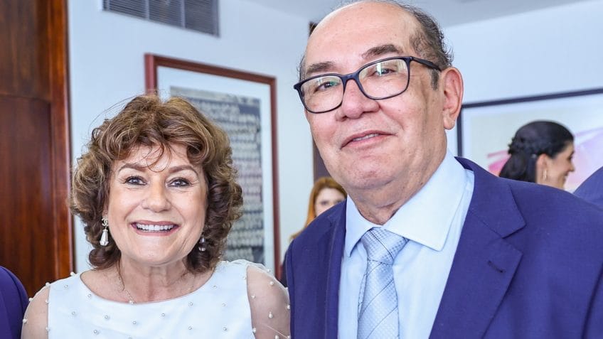 Gilmar Mendes e Guiomar Feitosa anunciam separação após 18 anos de casamento