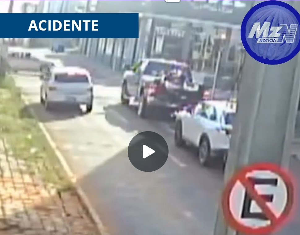 VÍDEO: Câmera de segurança flagra acidente que deixou vítimas presas às ferragens no bairro Oficinas