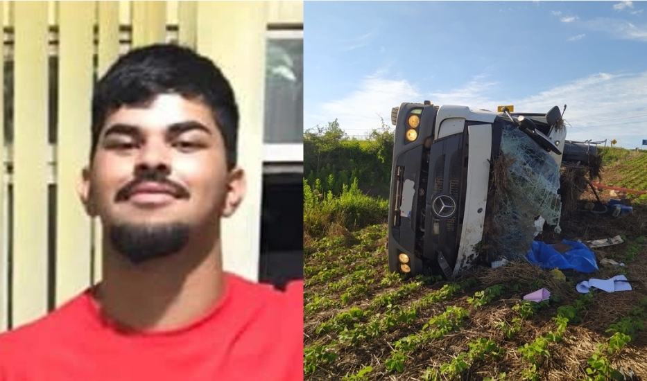 Identificado jovem caminhoneiro que morreu em acidente na PR-090, em Castro