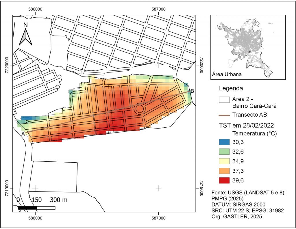 Pesquisa aponta aumento de temperatura da superfície de Ponta Grossa em 12ºC