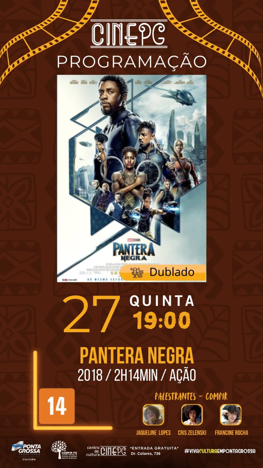 CinePG exibe filmes sobre narrativas negras; Confira as sessões que serão gratuitas