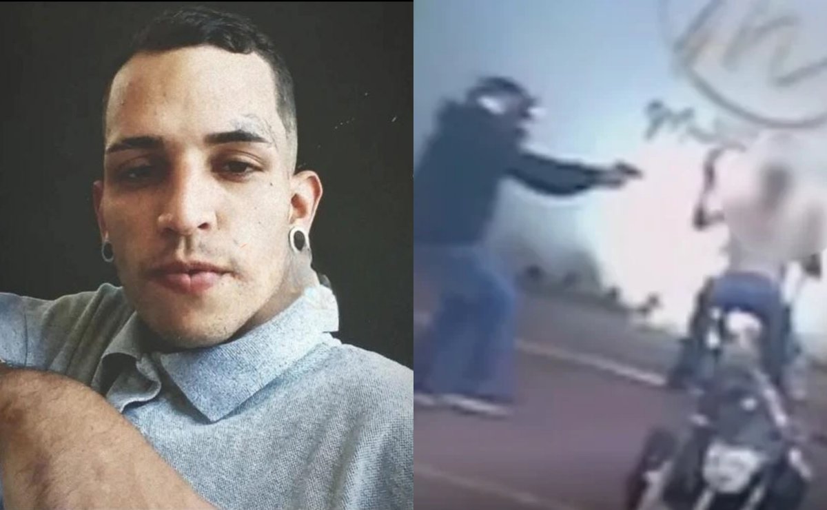 Vídeo: Motoboy é morto com nove tiros em frente a hamburgueria