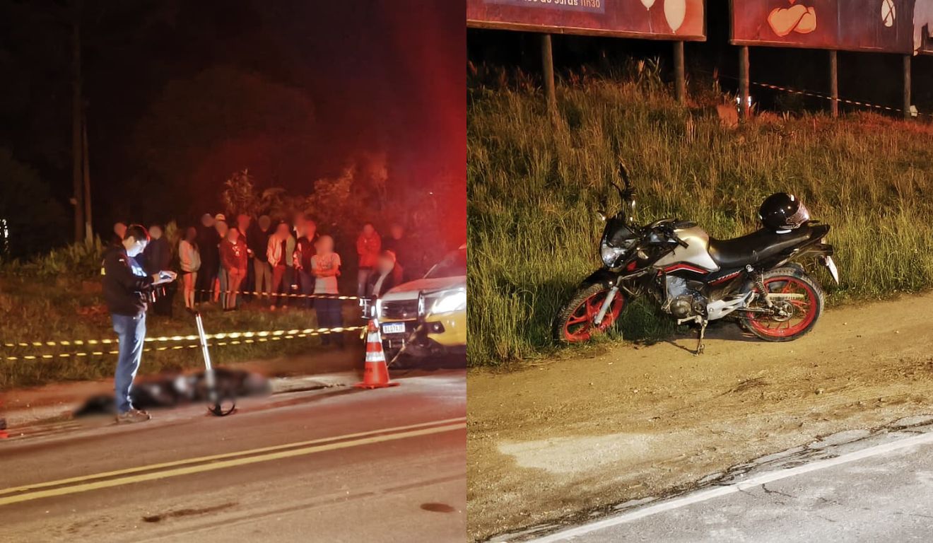 Primo do prefeito de Almirante Tamandaré morre em atropelamento na Rodovia dos Minérios