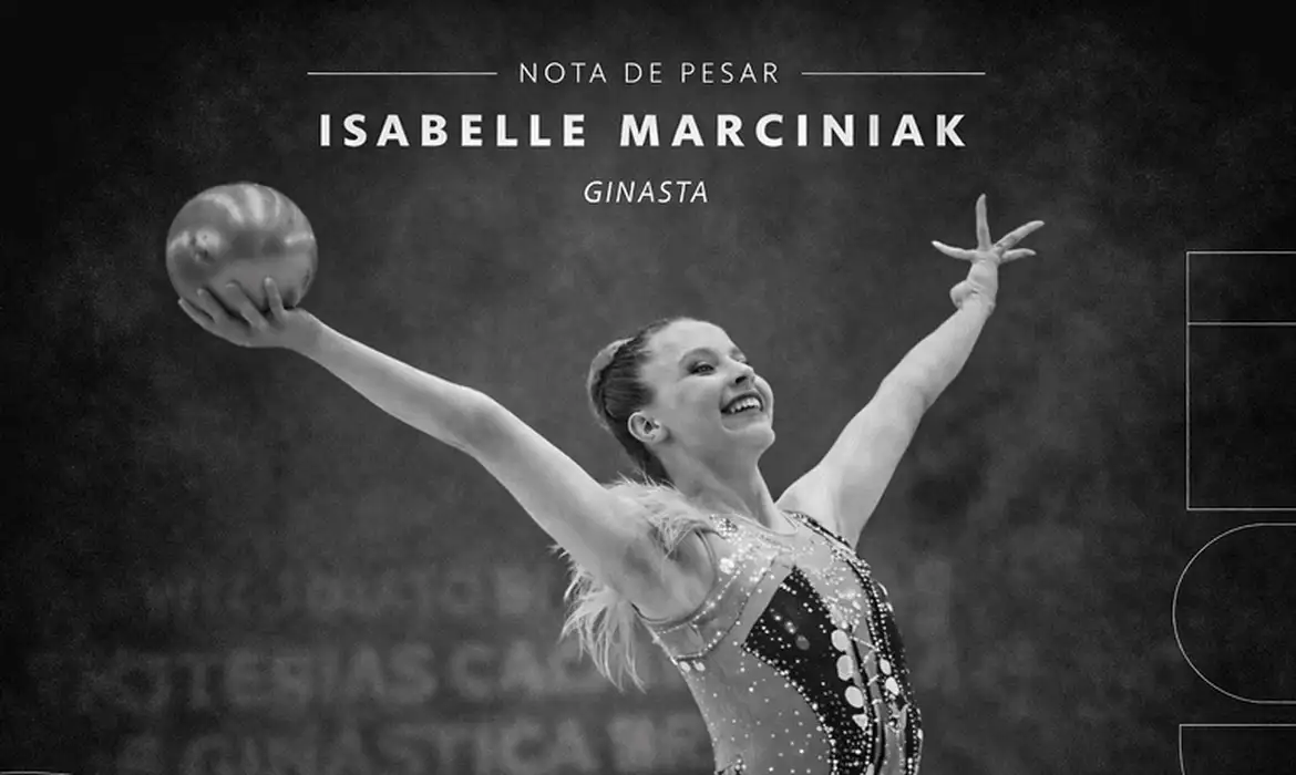 Morre campeã de ginástica Isabelle Marciniak; paranaense tinham somente 18 anos