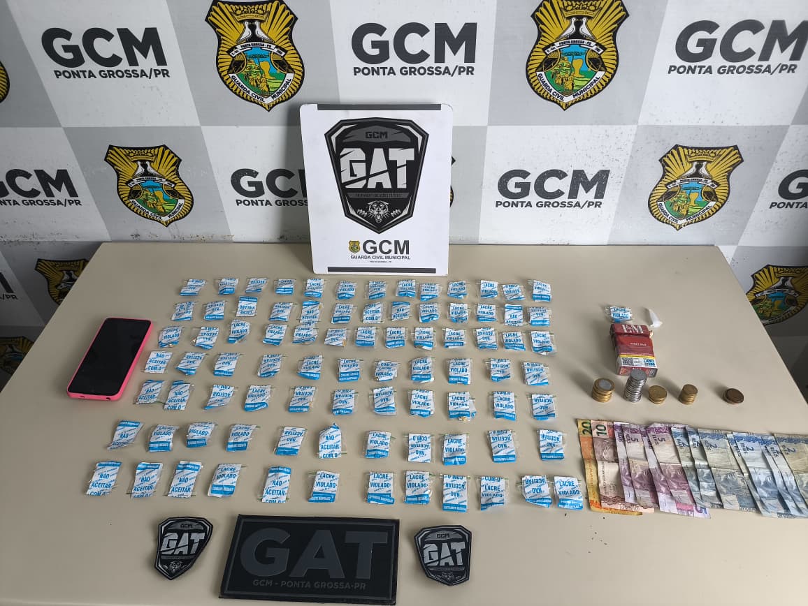 GCM desmantela esquema de drogas em empresa de reciclagem no bairro Uvaranas, em PG