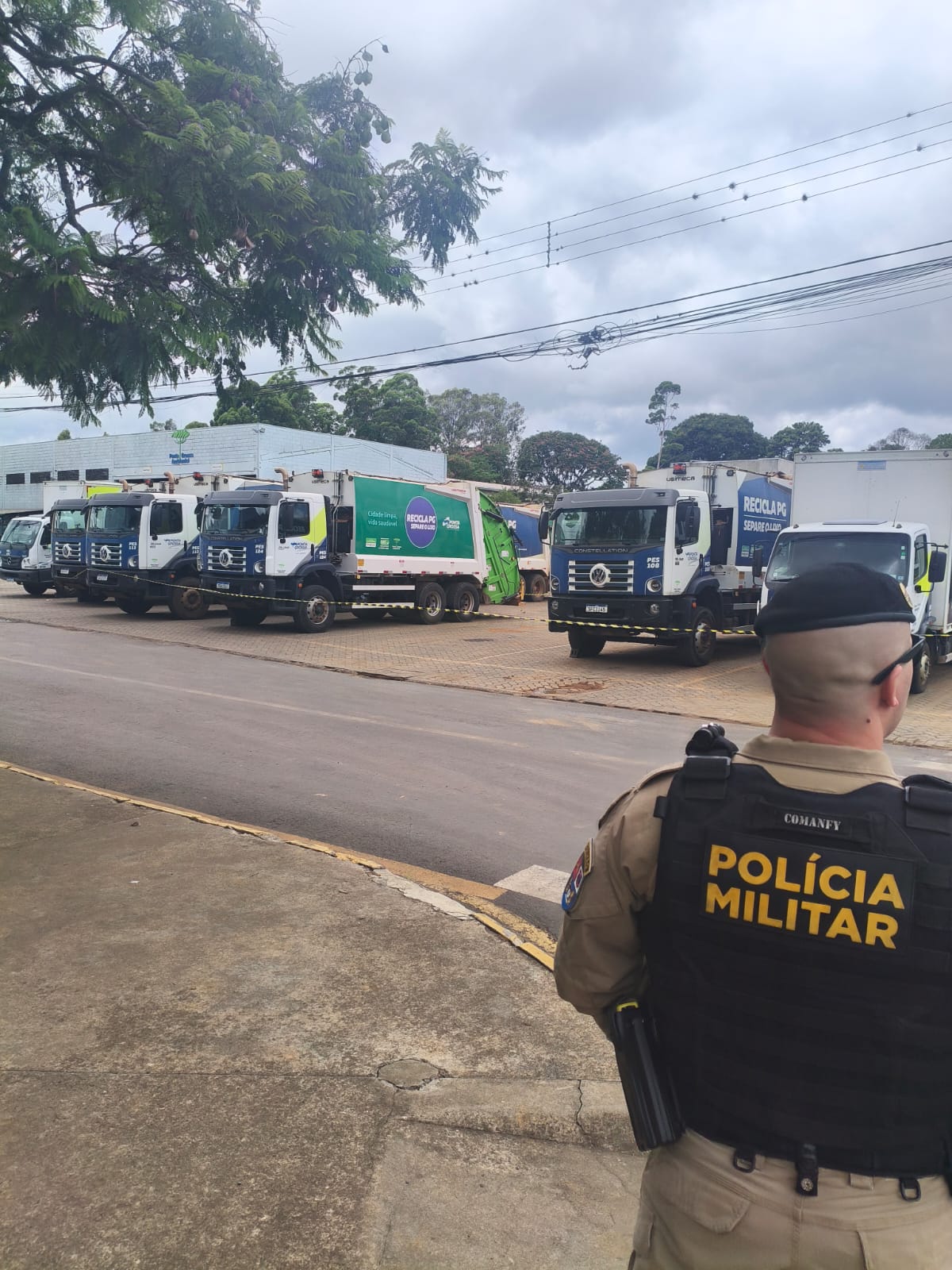 Suspeita de artefato explosivo em caminhão mobiliza BOPE no bairro Uvaranas, em Ponta Grossa