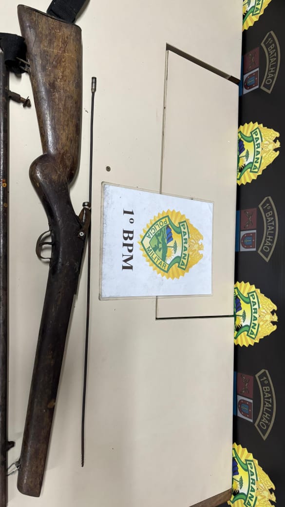 Violência doméstica termina com prisão e apreensão de arma no bairro Santa Paula