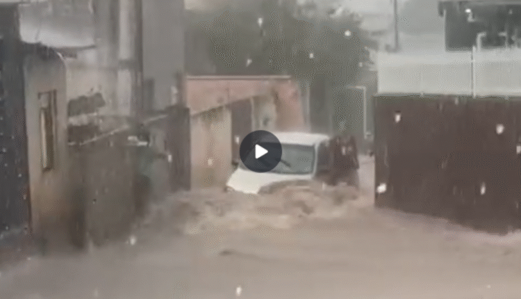 Alagamentos voltam a atingir bairros em Castro