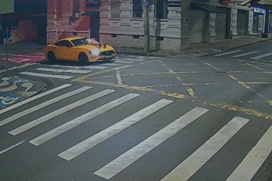Motorista é preso após tentar atropelar mulher no centro de Ponta Grossa