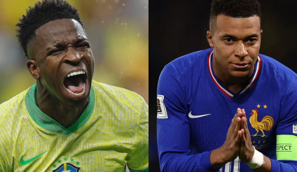 Com Mbappé em campo, França desafia Brasil em amistoso de alto nível