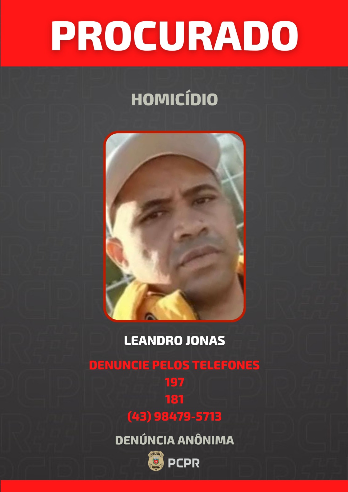 Indivíduos dados como desaparecidos são, na verdade, suspeitos de homicídio e foragidos da Justiça