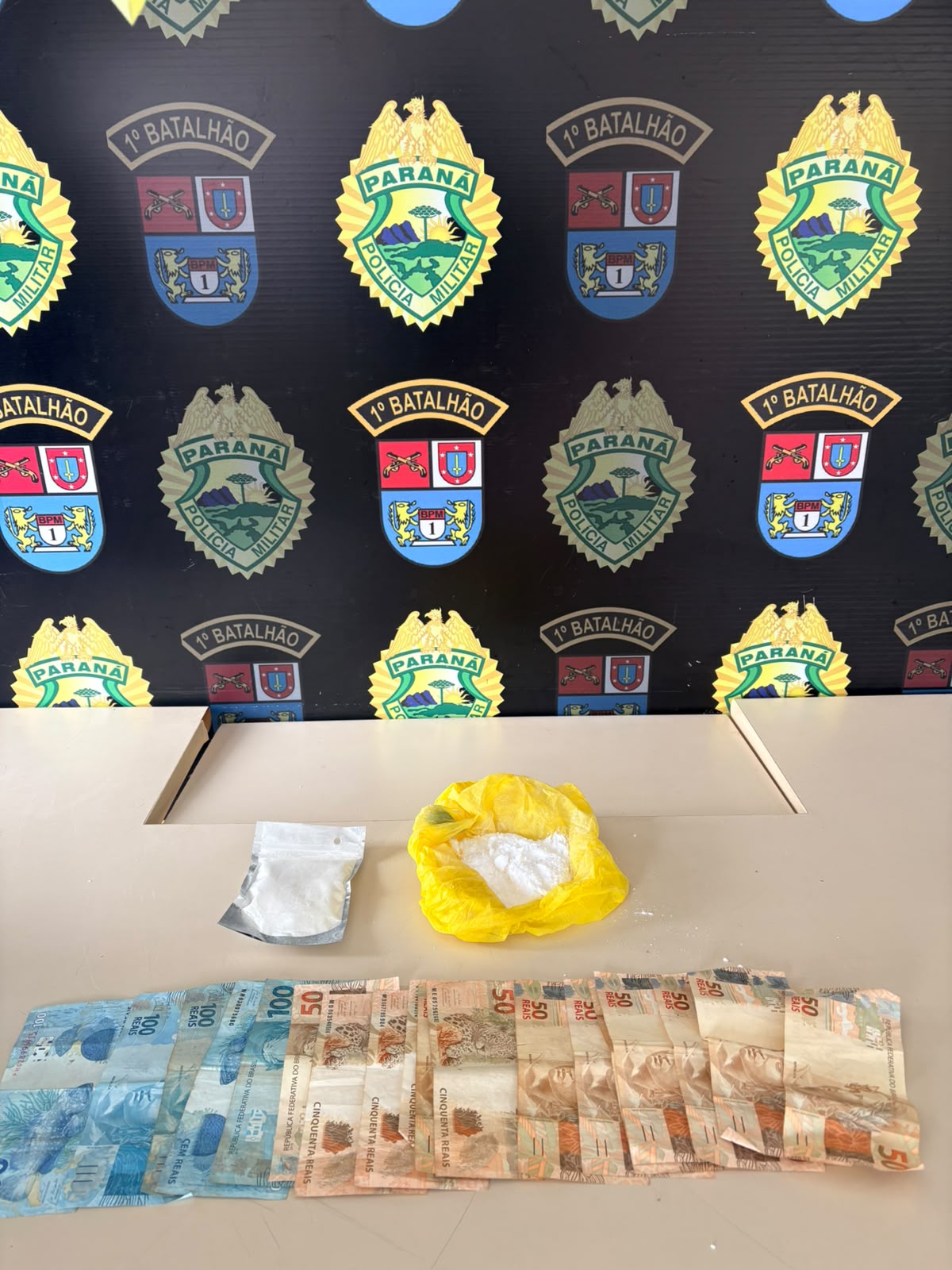 PM APREENDE COCAÍNA DURANTE AÇÃO POLICIAL NA CHAPADA