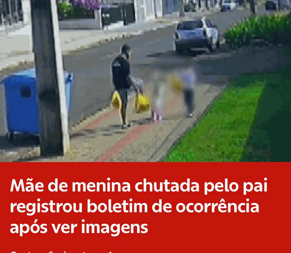 Mãe registra boletim após ver vídeo da filha sendo agredida pelo pai no Paraná
