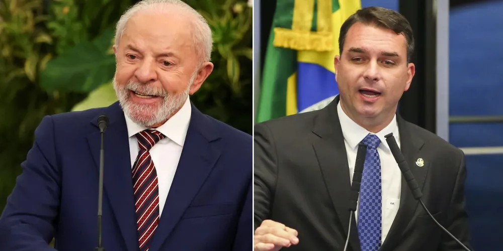 Pesquisa aponta empate técnico entre Lula e Flávio Bolsonaro no segundo turno