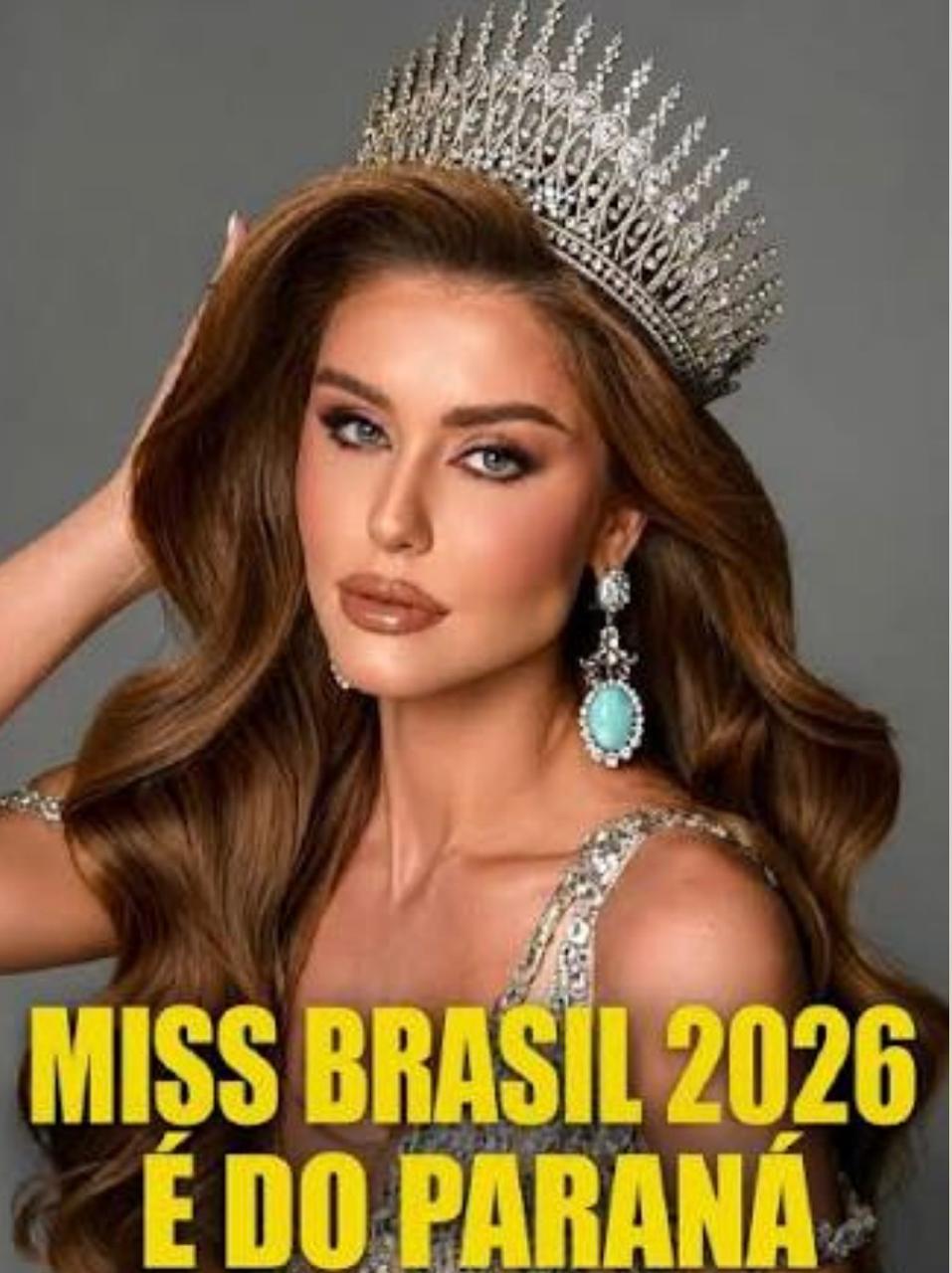 Paranaense é eleita Miss Universe Brasil 2026 e representará o país no Miss Universo
