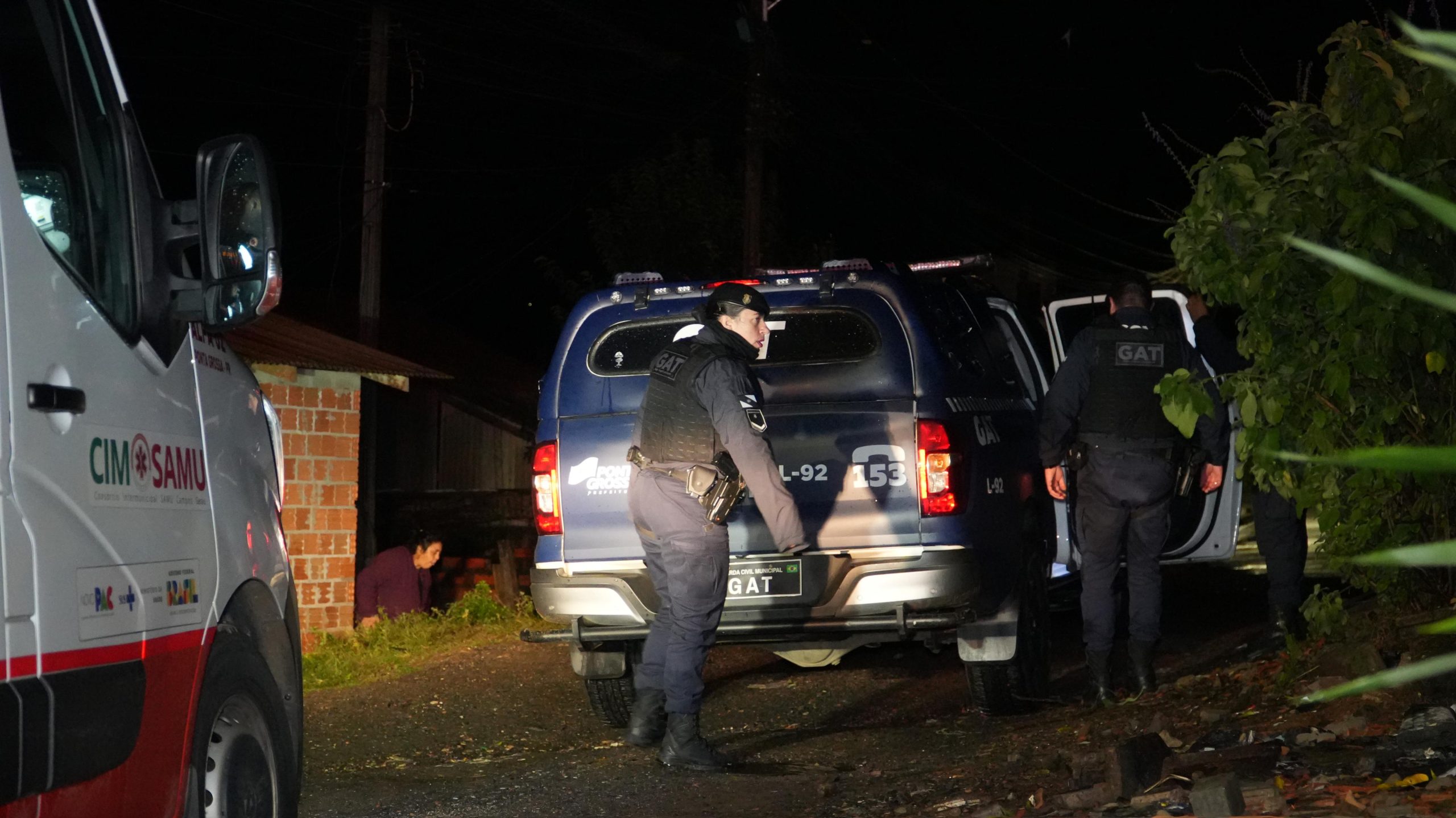 Homem cego é preso após esfaquear o irmão durante discussão em Ponta Grossa