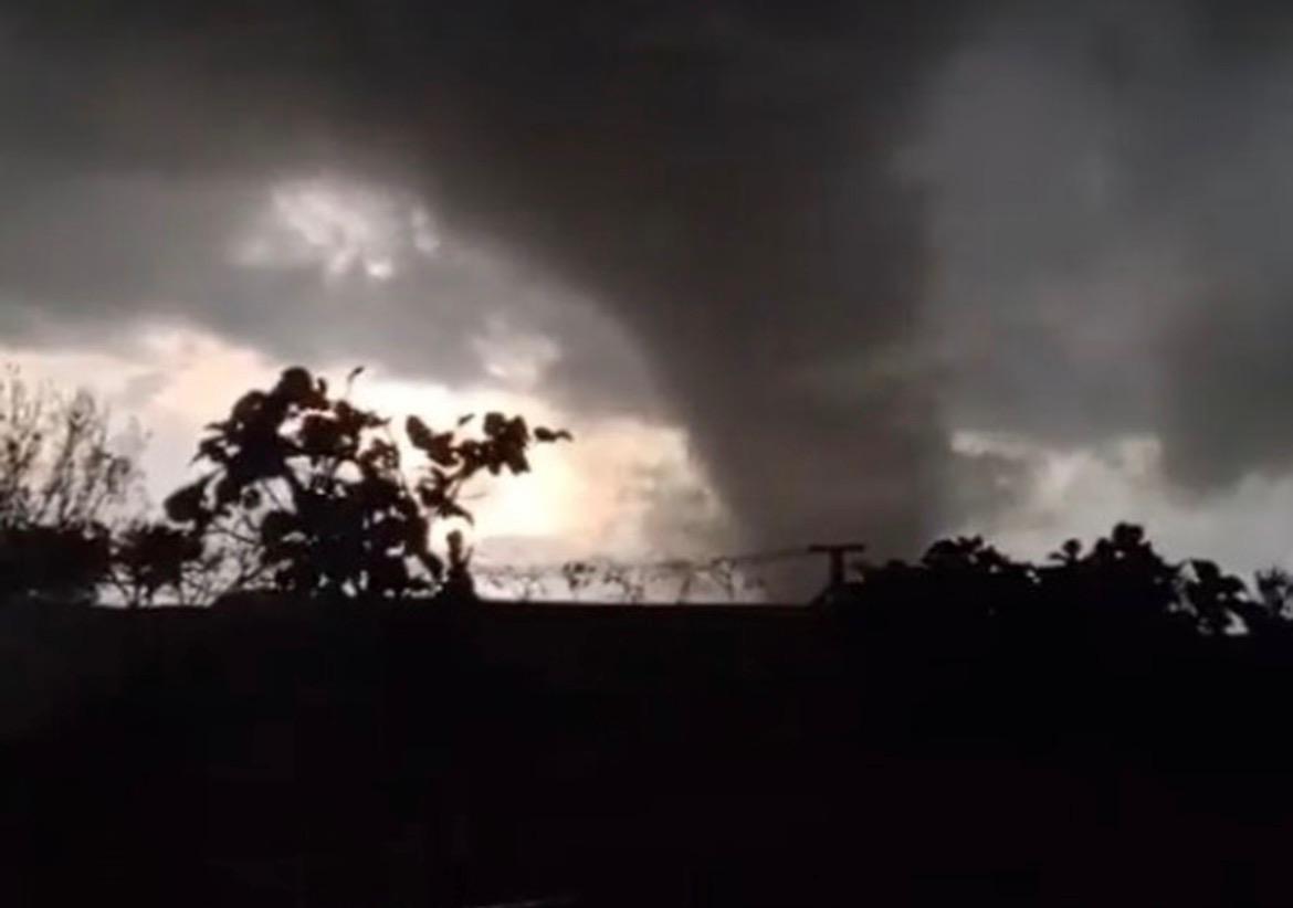 Morador registra tornado no Rio Grande do Sul: “Parecia coisa de filme”