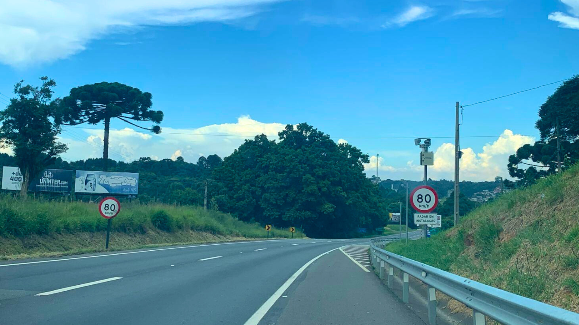 Campos Gerais terão 11 novos radares em rodovias estaduais; veja os locais