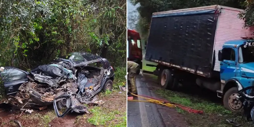 Colisão frontal na BR-158 deixa dois militares mortos no Rio Grande do Sul