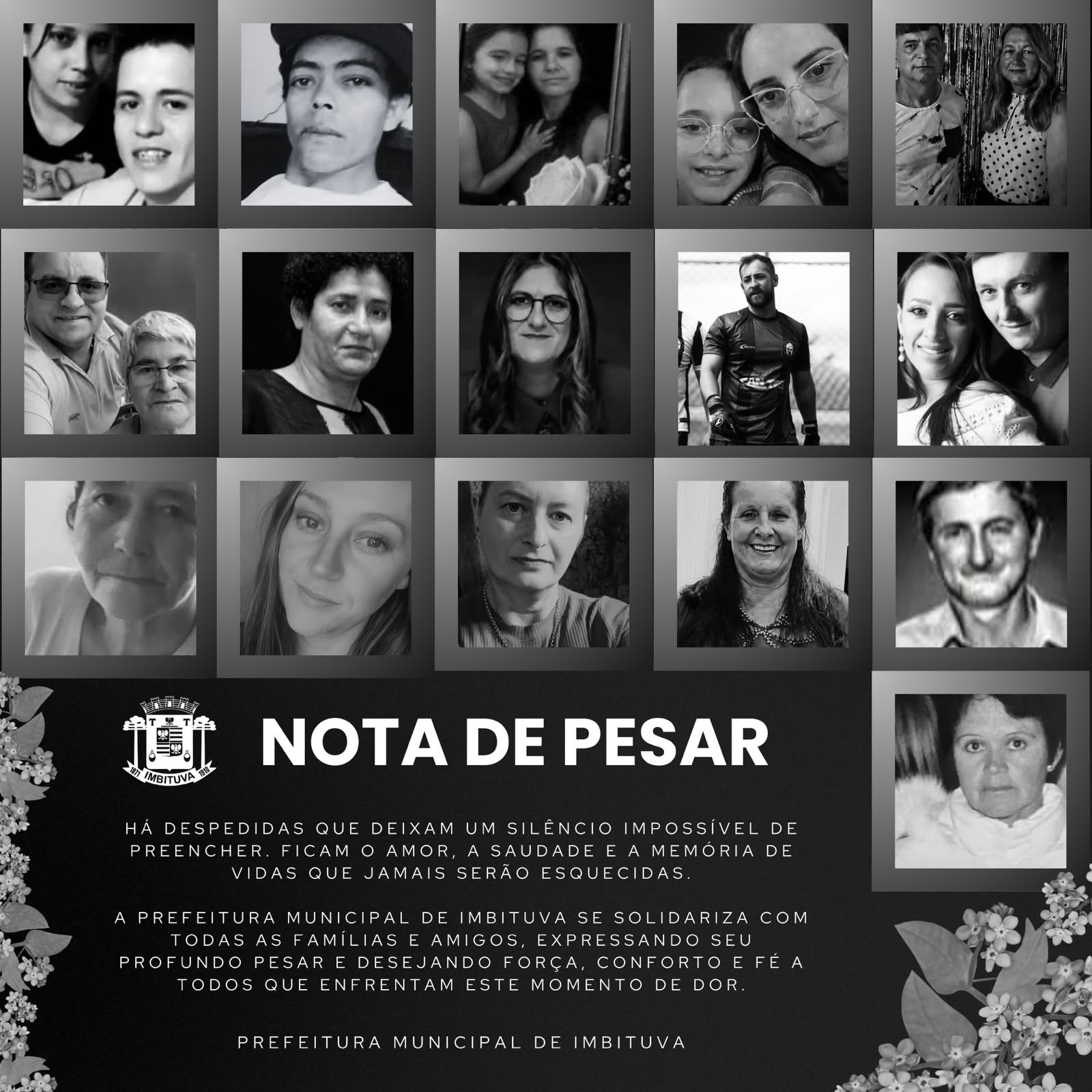 Imbituva se despede das vítimas da tragédia na BR-373; 22 são enterradas na cidade