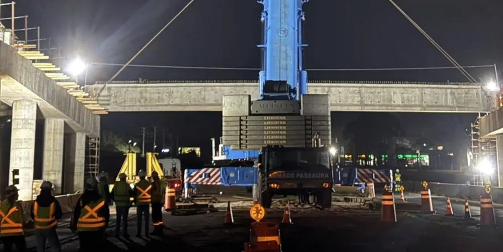 Trecho de marginal da BR-376 será interditado em Ponta Grossa a partir de segunda-feira