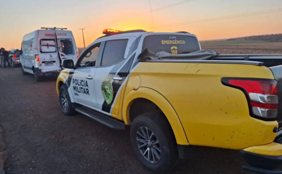 Ambulância com paciente é atingida em acidente envolvendo seis veículos na PR-323