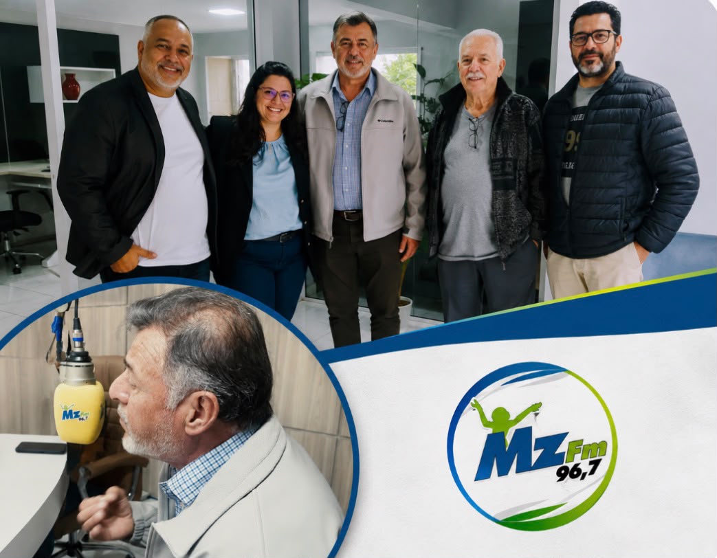 Laurival Pontarollo visita a Rádio MZ e compartilha sua trajetória de sucesso