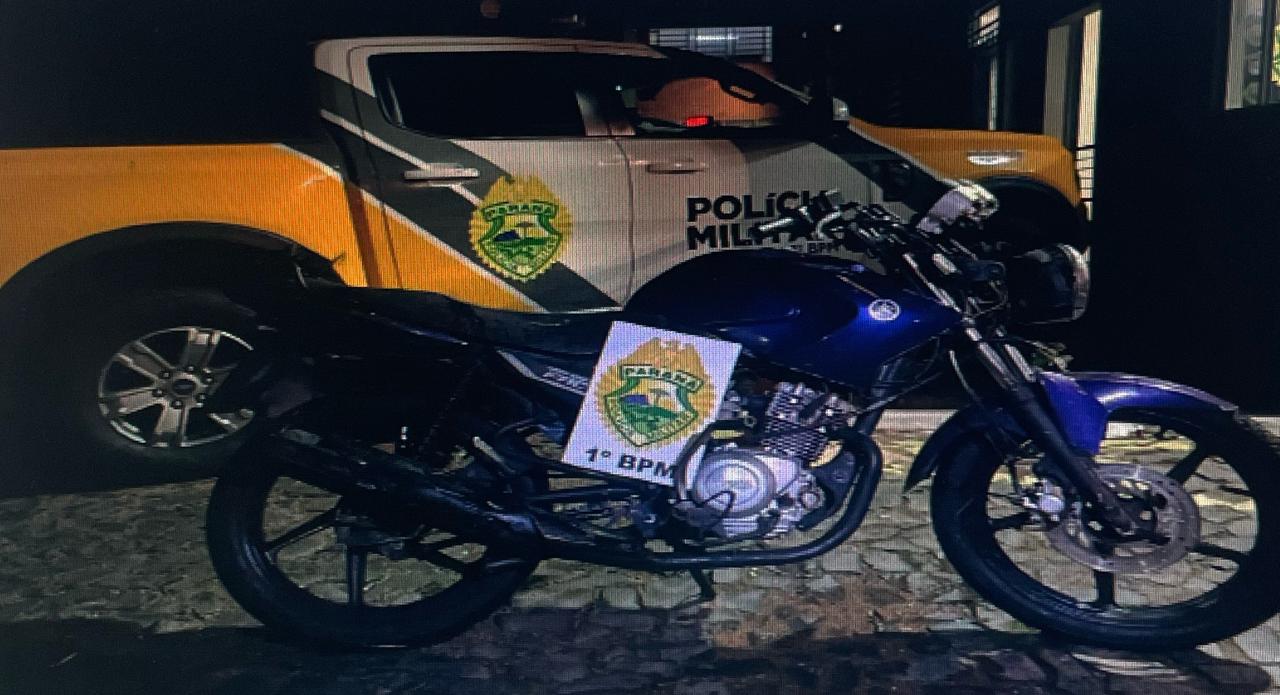 Polícia Militar recupera duas motocicletas furtadas em Ponta Grossa