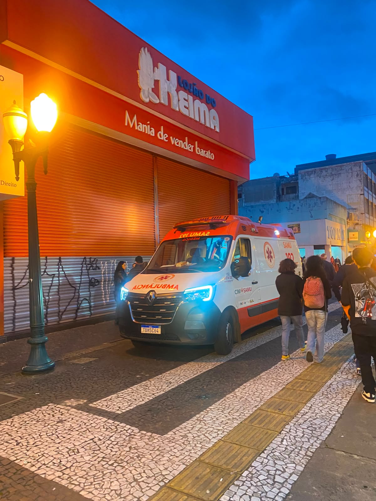 Susto na região central de Ponta Grossa; uma vítima confirmada