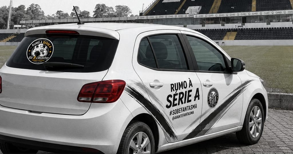 Torcedores promovem “Adesivaço Rumo à Série A” para mobilizar Ponta Grossa em apoio ao Operário