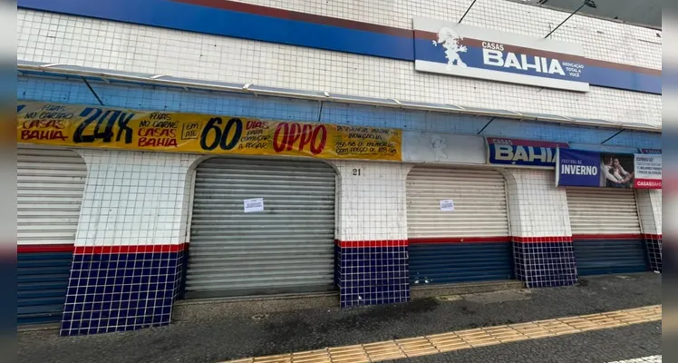 Funcionário relata surpresa com possível fechamento das Casas Bahia em Ponta Grossa