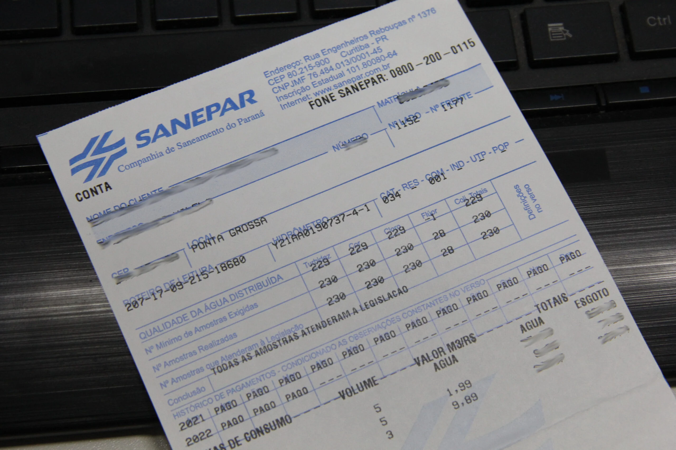 Sanepar inicia ressarcimento por compra de água mineral em Ponta Grossa