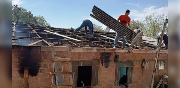 Temporal com granizo atinge 404 casas e deixa mais de 1,6 mil pessoas afetadas em Reserva