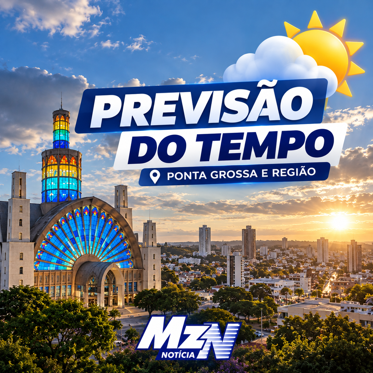 Previsão do tempo: Ponta Grossa e região terá chuva e risco de temporais nos próximos dias
