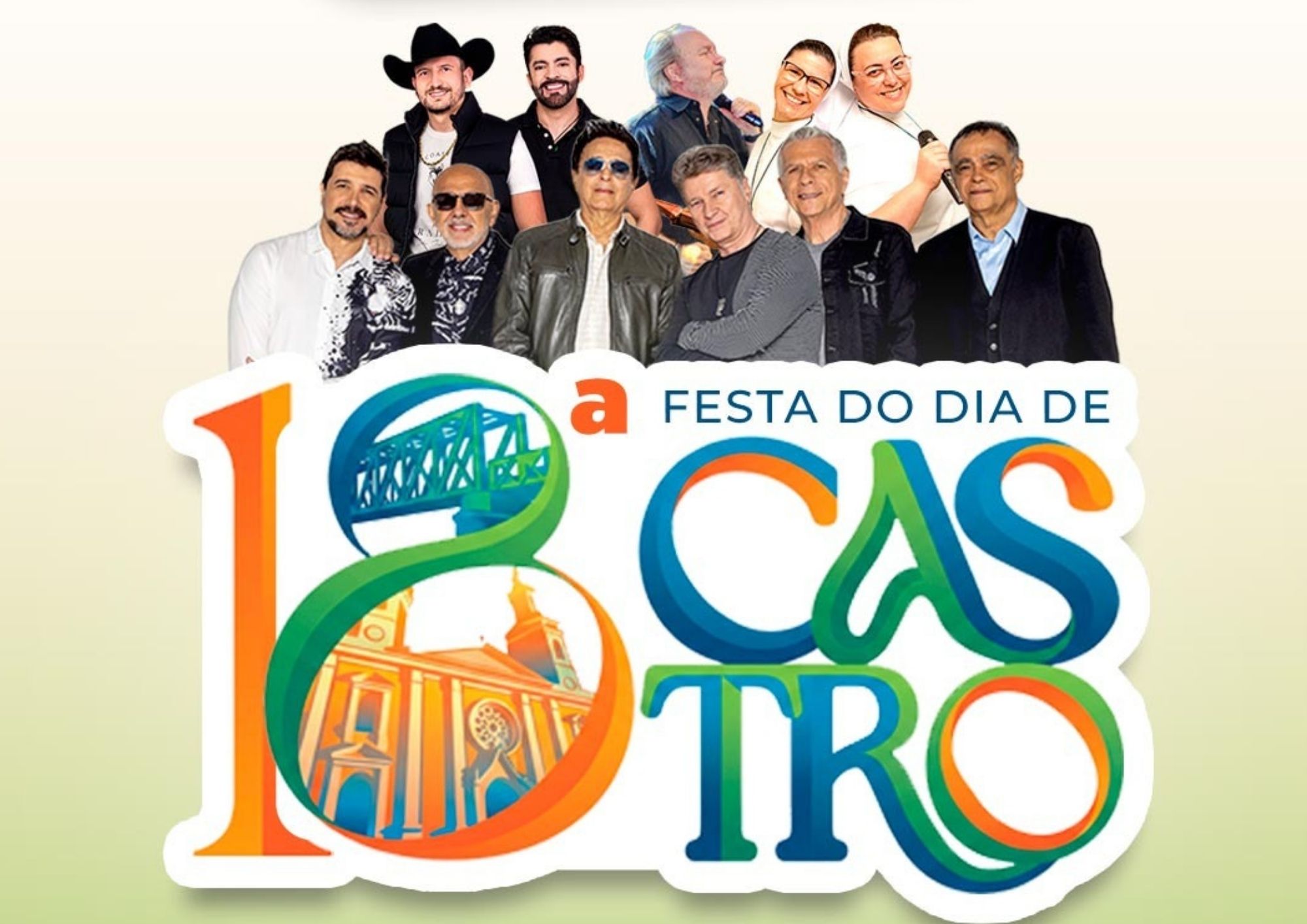 18ª Festa do Dia de Castro terá shows nacionais e programação gratuita em setembro