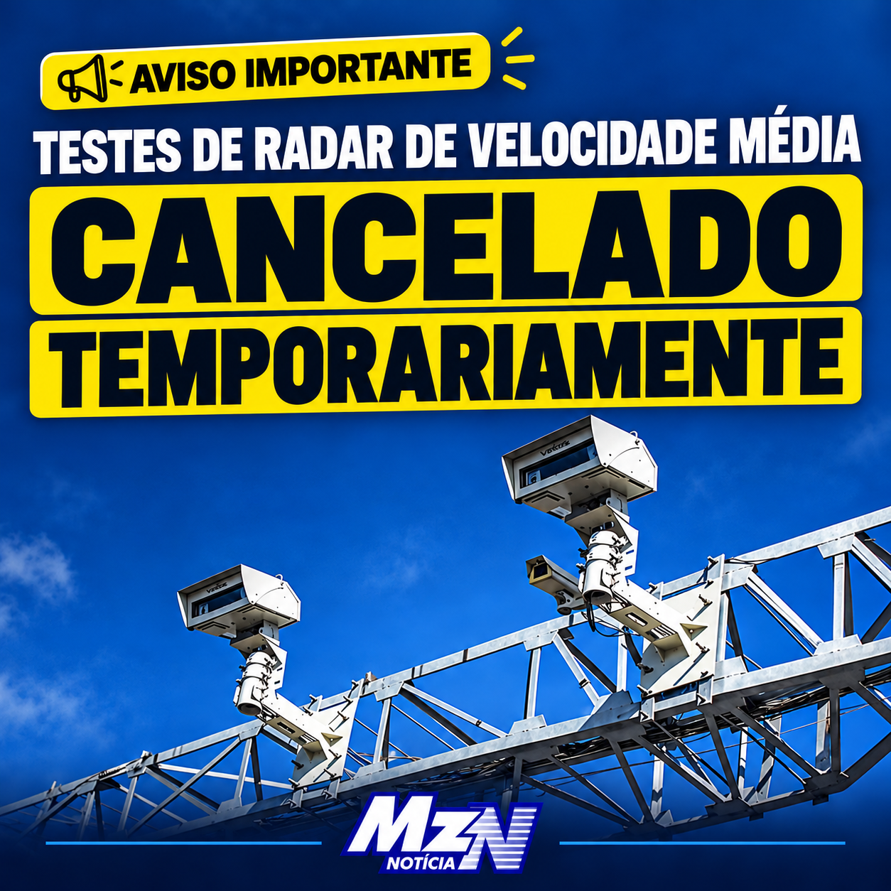 ANTT suspende testes de controle de velocidade média em rodovias