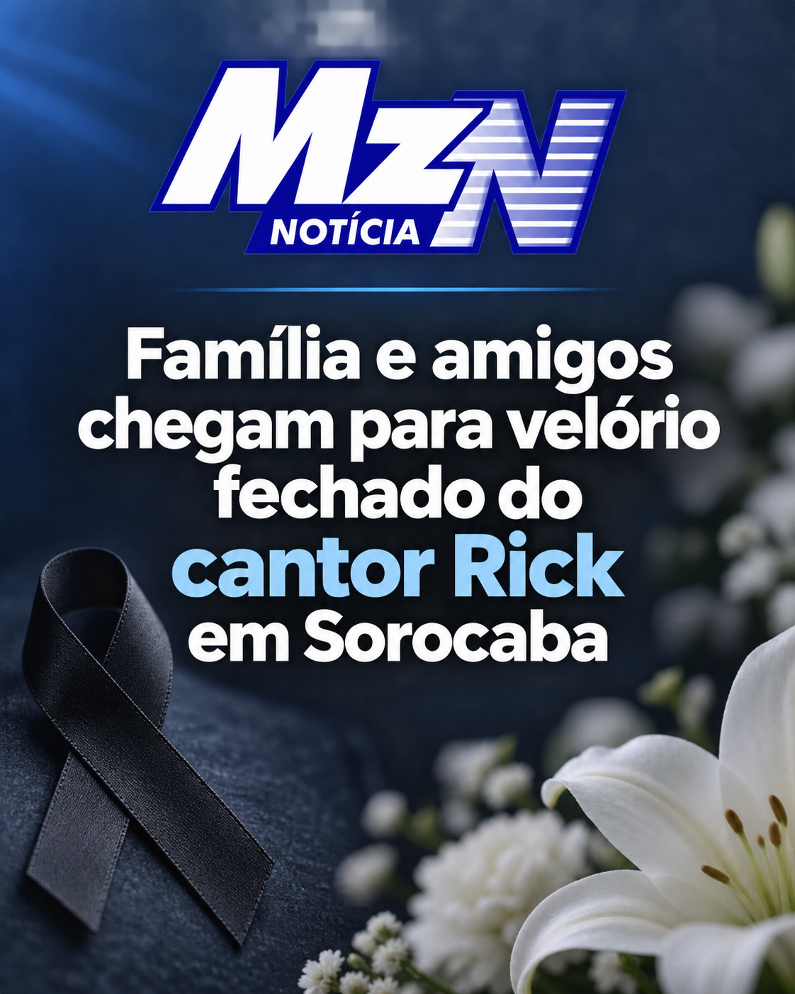 Família e amigos chegam para velório fechado do cantor Rick em Sorocaba