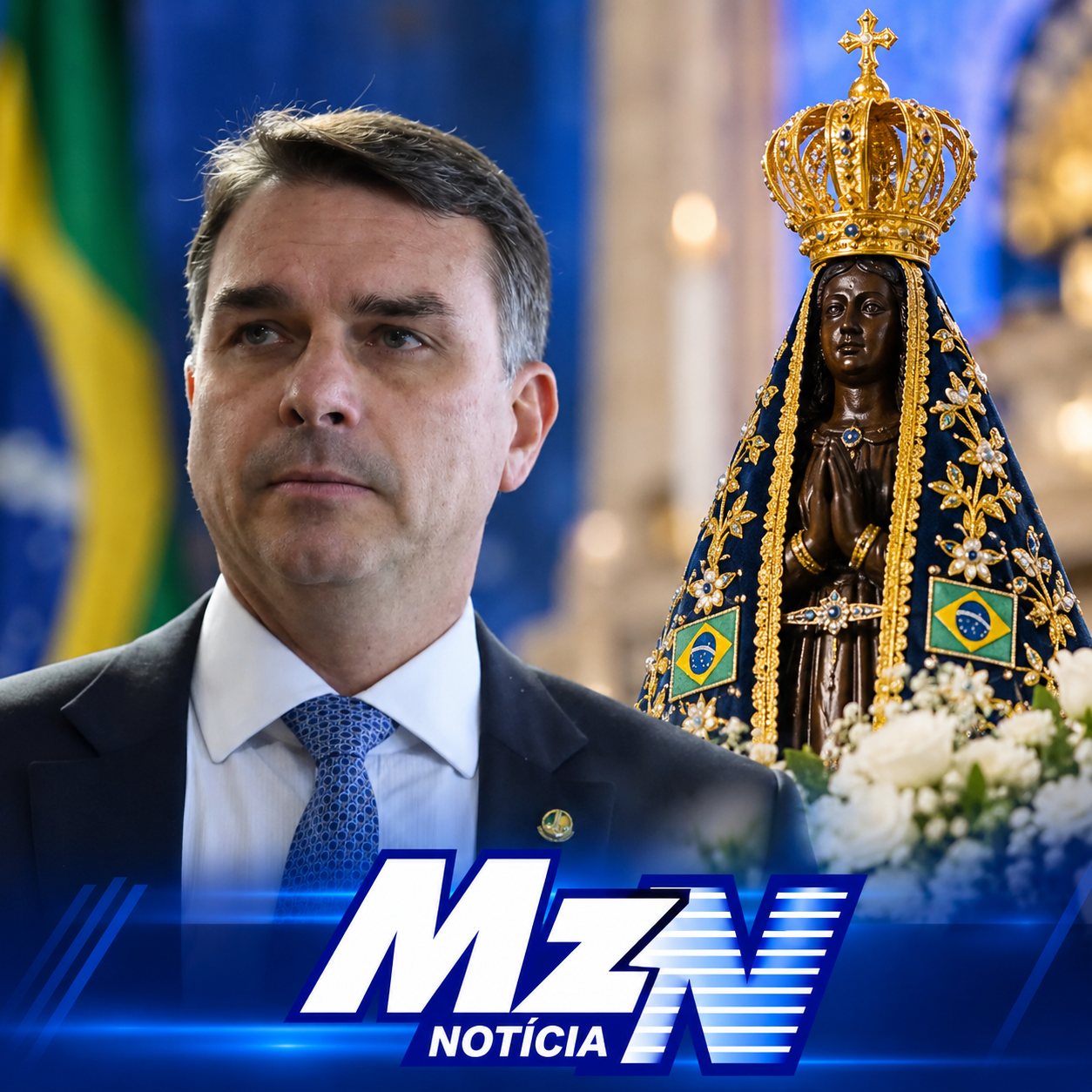 Entenda a polêmica envolvendo Flávio Bolsonaro e Nossa Senhora Aparecida