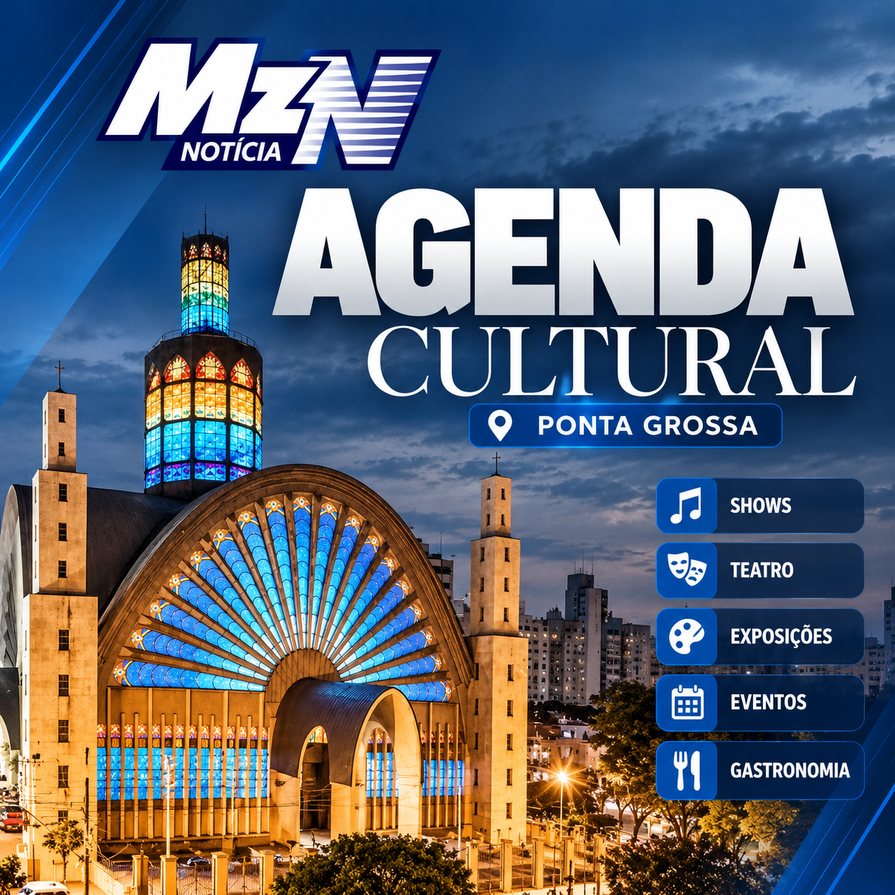 Agenda cultural de Ponta Grossa: confira o que fazer neste sábado (24) e domingo (25)