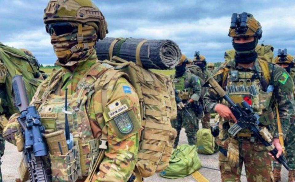 Exércitos do Brasil e da Argentina mobilizam 2,8 mil militares e mais de 600 viaturas em treinamento no RS