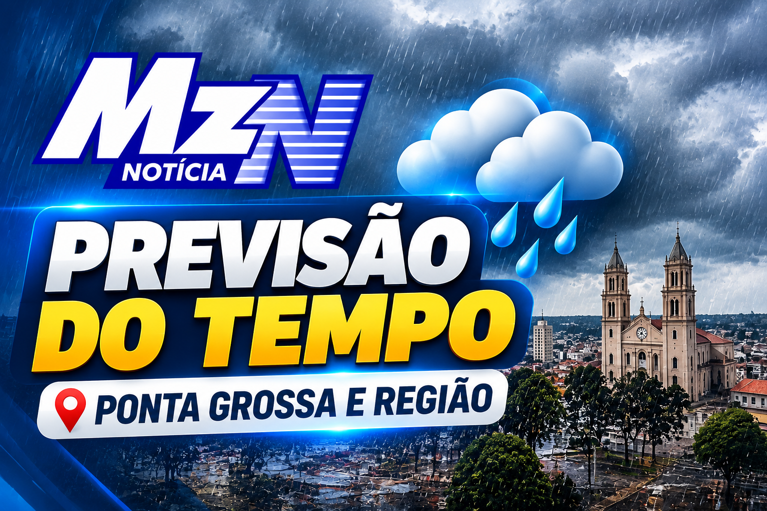 Ponta Grossa: quarta-feira (21) terá sol entre nuvens e previsão de chuva à tarde e à noite; veja as temperaturas