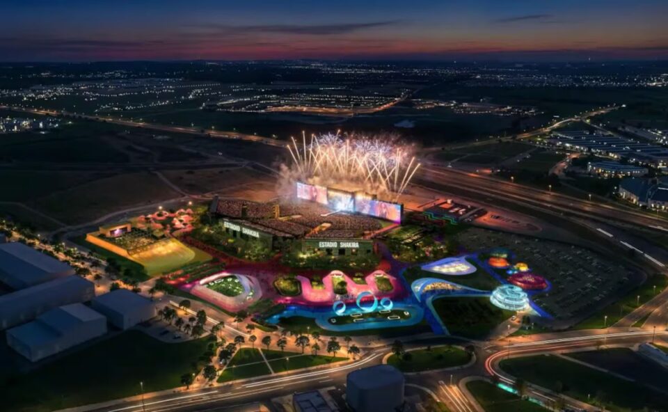 Shakira transforma área de 30 hectares em cidade temporária para shows em Madri