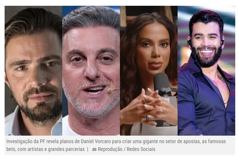 Investigação aponta que Vorcaro planejava criar uma das maiores bets do Brasil com artistas e grandes parceiros