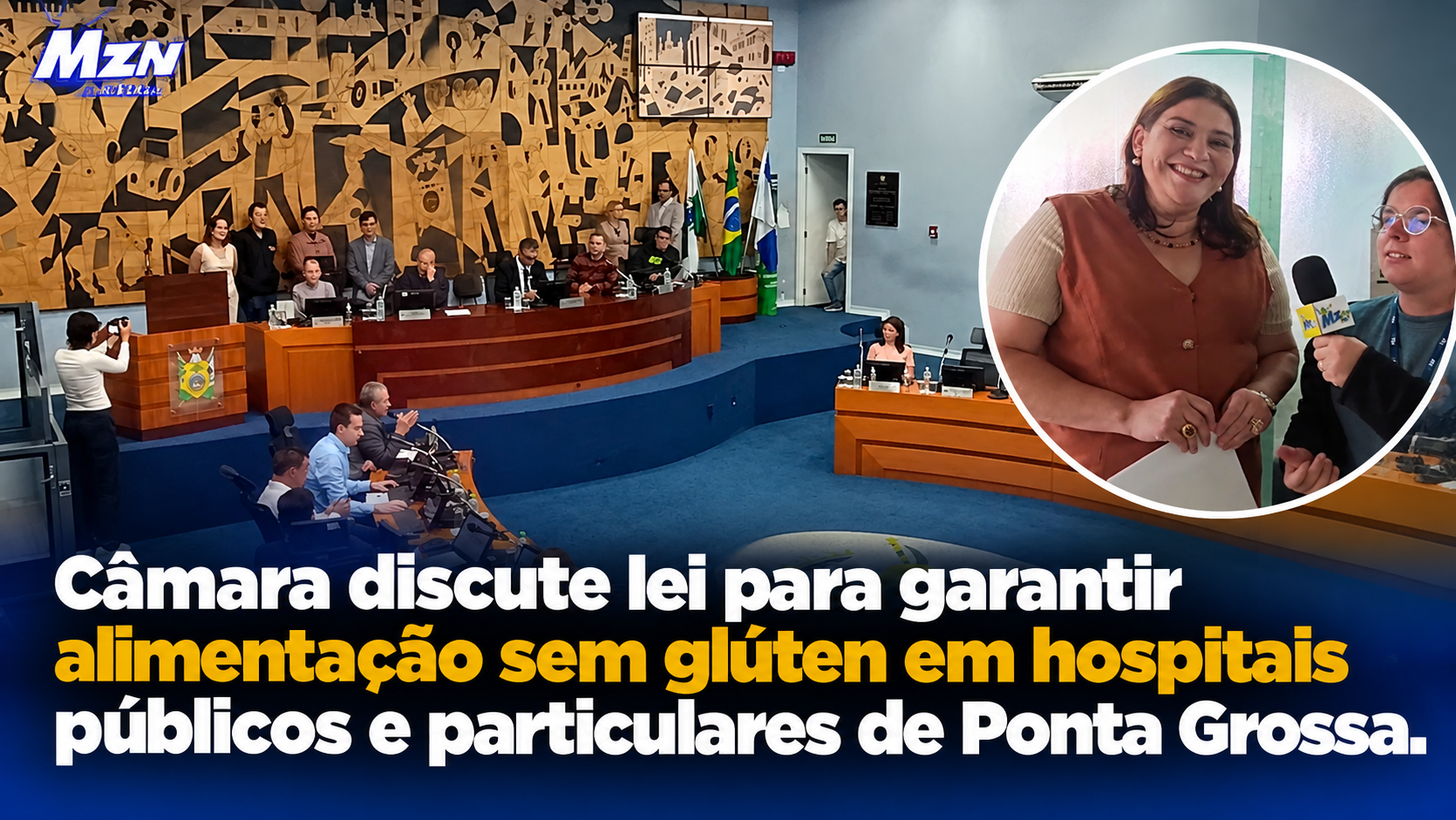 Ponta Grossa: Câmara discute lei para garantir alimentação sem glúten em hospitais públicos e particulares
