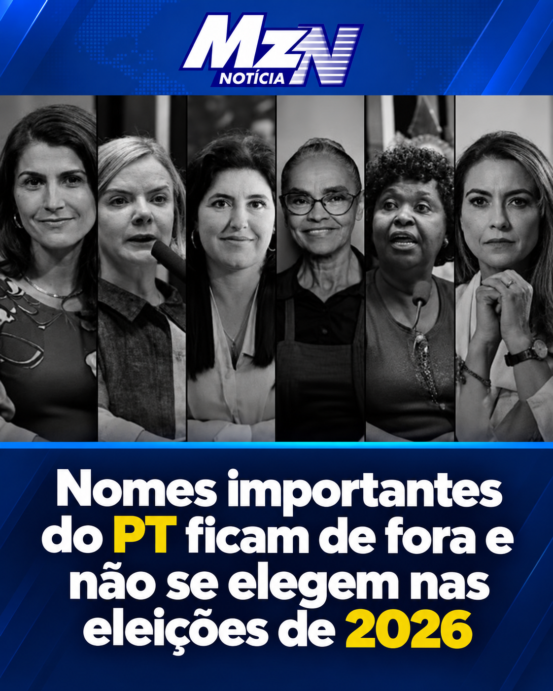 Nomes importantes do PT ficam de fora e não se elegem nas eleições de 2026