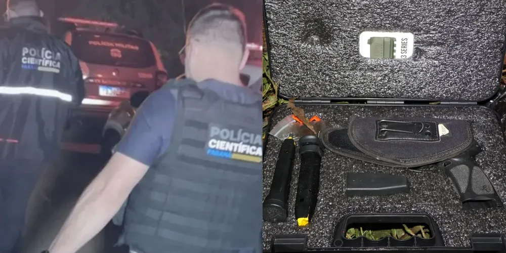 Ponta Grossa: terceiro suspeito de homicídio no Jardim Planalto é preso e pistola 9 mm é apreendida